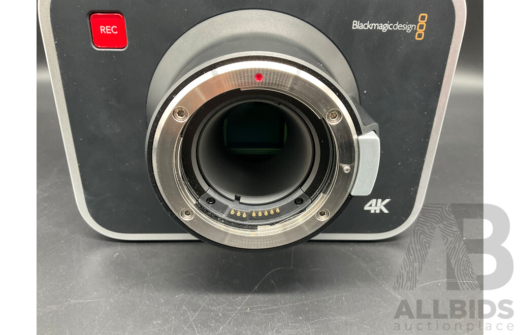 BLACKMAGIC DESIGN 4K Production Cinema Camera in Pelican Storm Carry Case