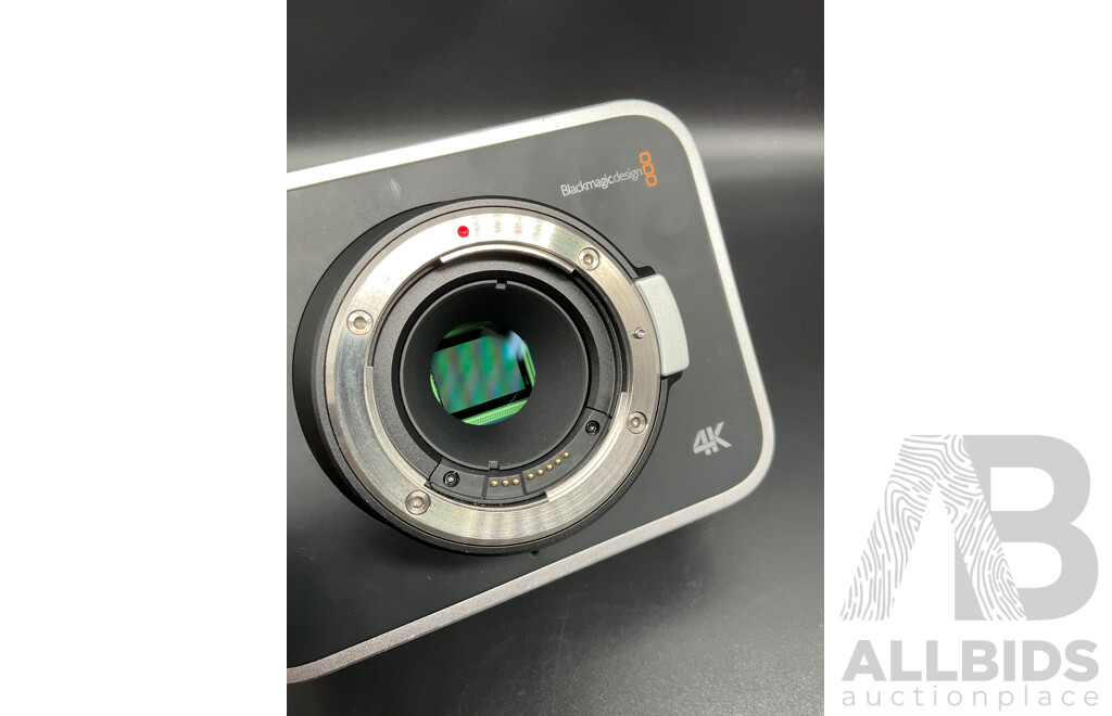 BLACKMAGIC DESIGN 4K Production Cinema Camera in Pelican Storm Carry Case