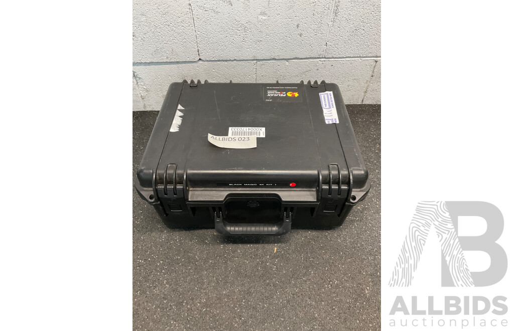 BLACKMAGIC DESIGN 4K Production Cinema Camera in Pelican Storm Carry Case