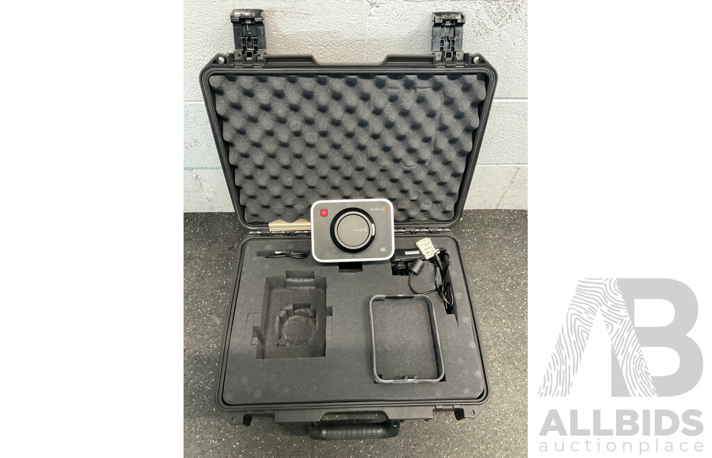 BLACKMAGIC DESIGN 4K Production Cinema Camera in Pelican Storm Carry Case