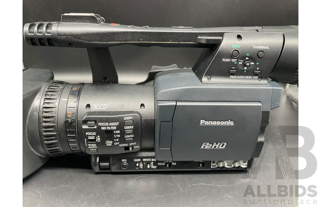 PANASONIC P2HD Camcorder in Pelican Storm Carry Case