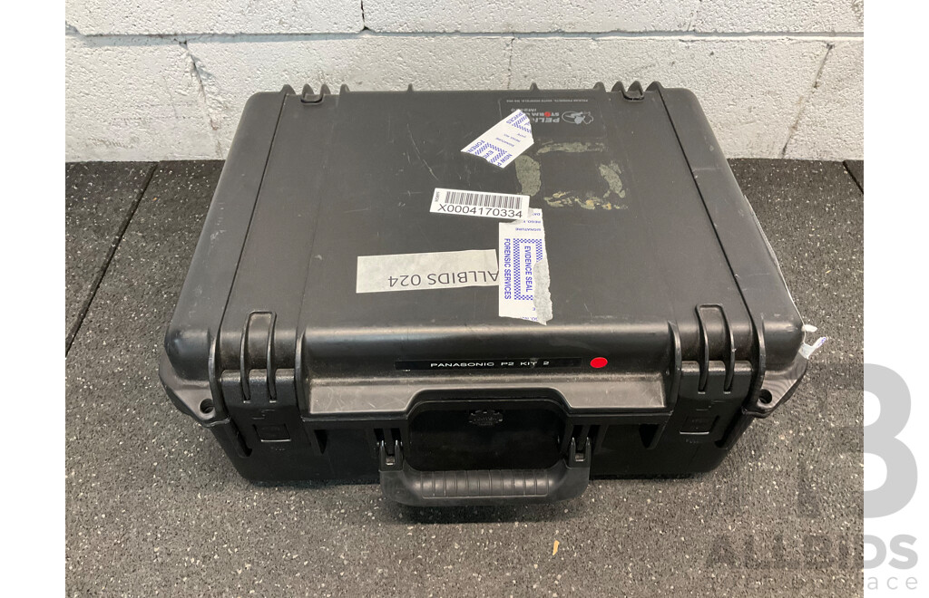 PANASONIC P2HD Camcorder in Pelican Storm Carry Case