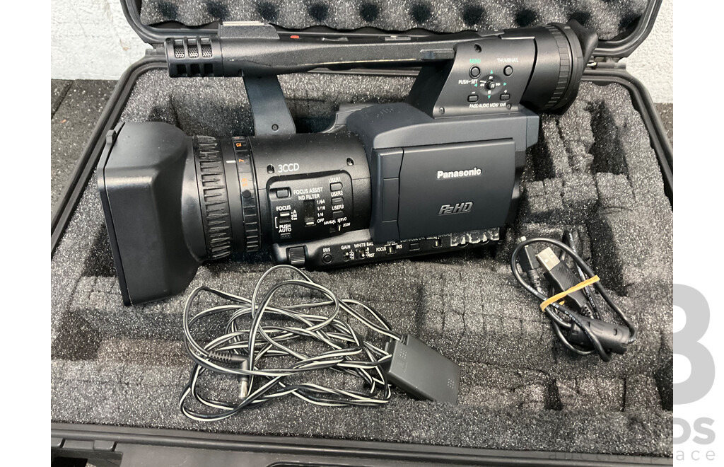 PANASONIC P2HD Camcorder in Pelican Storm Carry Case