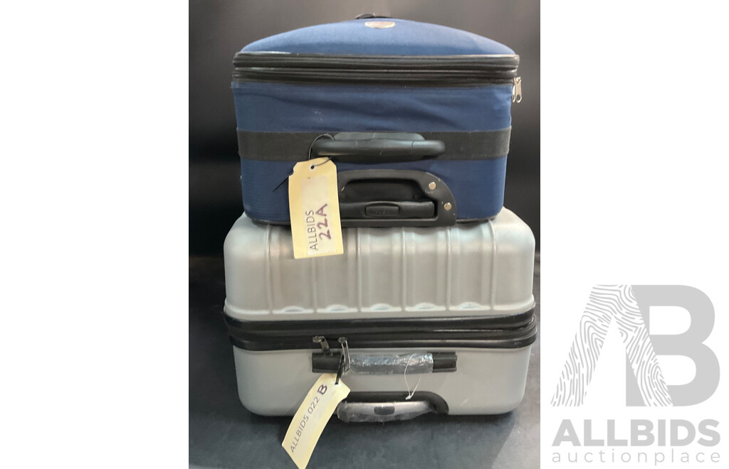 CABANI Travel Suitcase & America Travel Suitcase - Lot of 2
