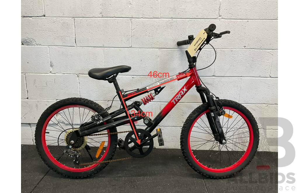 TRAX Dual Suspension Kids Bike