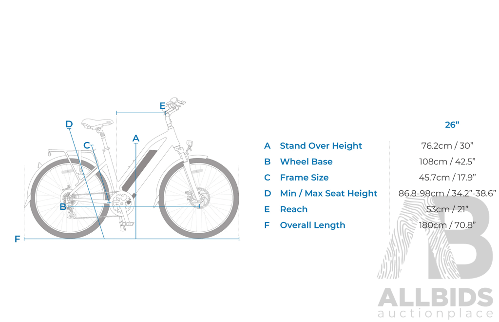 NCM 26'' Milano E- Bike