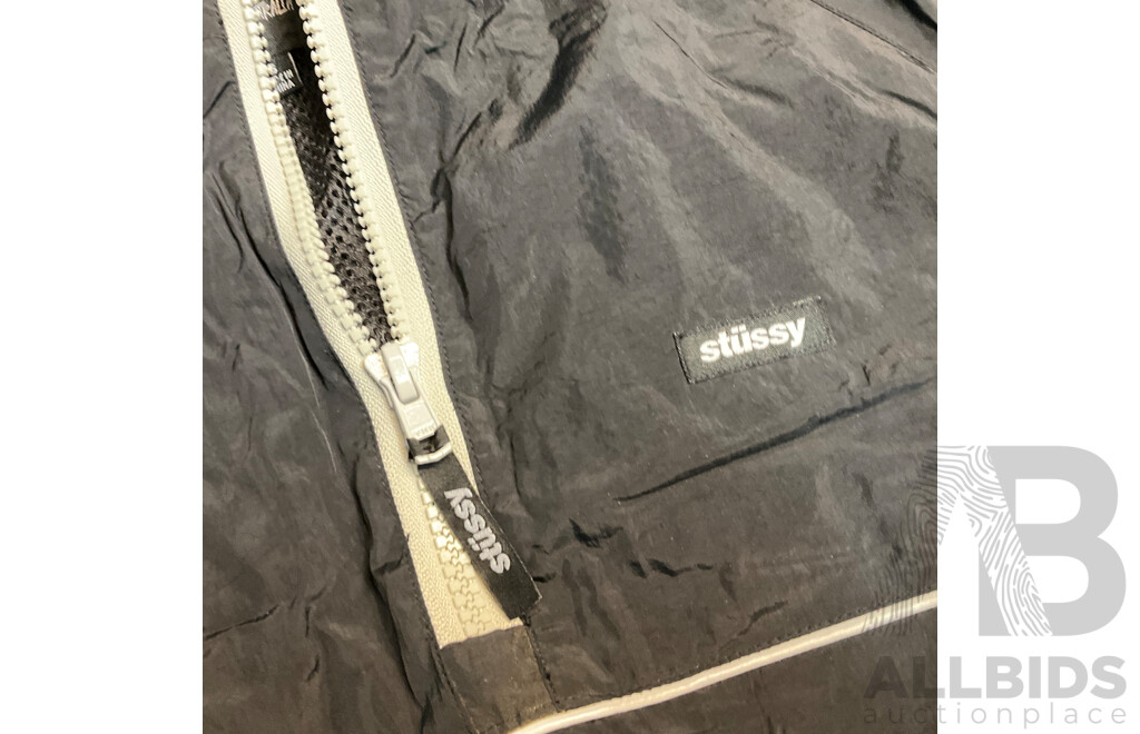 ADIDAS Sweat Jacket & Stussy Pullover Jacket & Champion Shorts & Newbalance Pants - Size S - Lot of 4