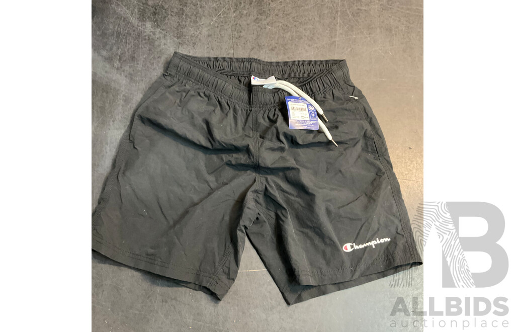ADIDAS Sweat Jacket & Stussy Pullover Jacket & Champion Shorts & Newbalance Pants - Size S - Lot of 4