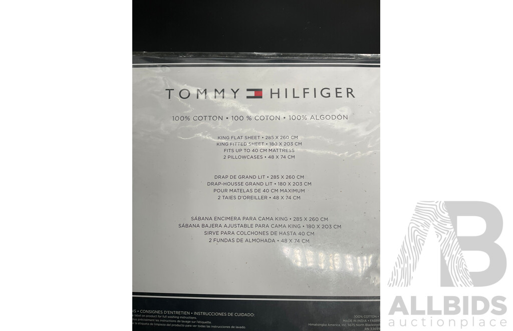 TOMMY HILFIGER King Sheet Set - ORP $279