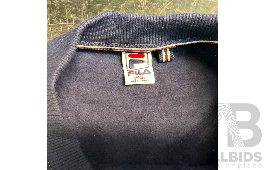 FILA Sweater & Beanie & Tommy Hifiger Hats - Lot of 5
