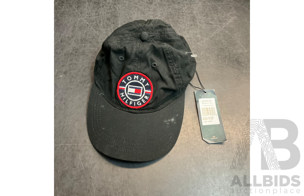 FILA Sweater & Beanie & Tommy Hifiger Hats - Lot of 5