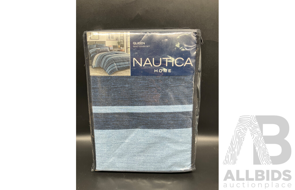 NAUTICA Home Queen Quilt Cover Set - ORP $160