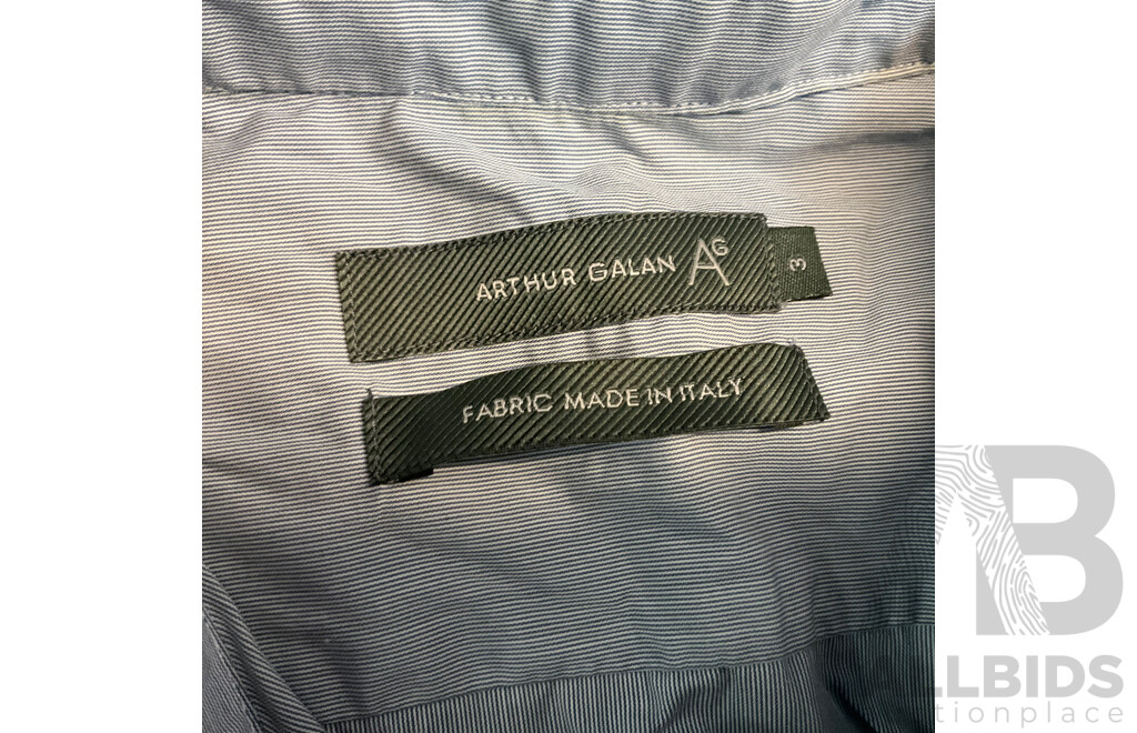 ARTHUR GALAN Size 3 Short Sleeve Shirt & U.S. POLO ASSN & Calibre Size L Long Sleeve Shirt  - Lot of 3