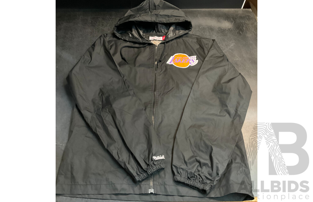 Adidas, Mitchell & Ness Lakers Jackets - Size L - Lot of 2