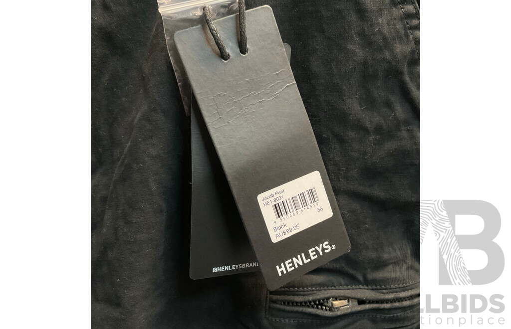 HENLEYS the Jacob & the Leon Pants - Size 36 - Lot of 2