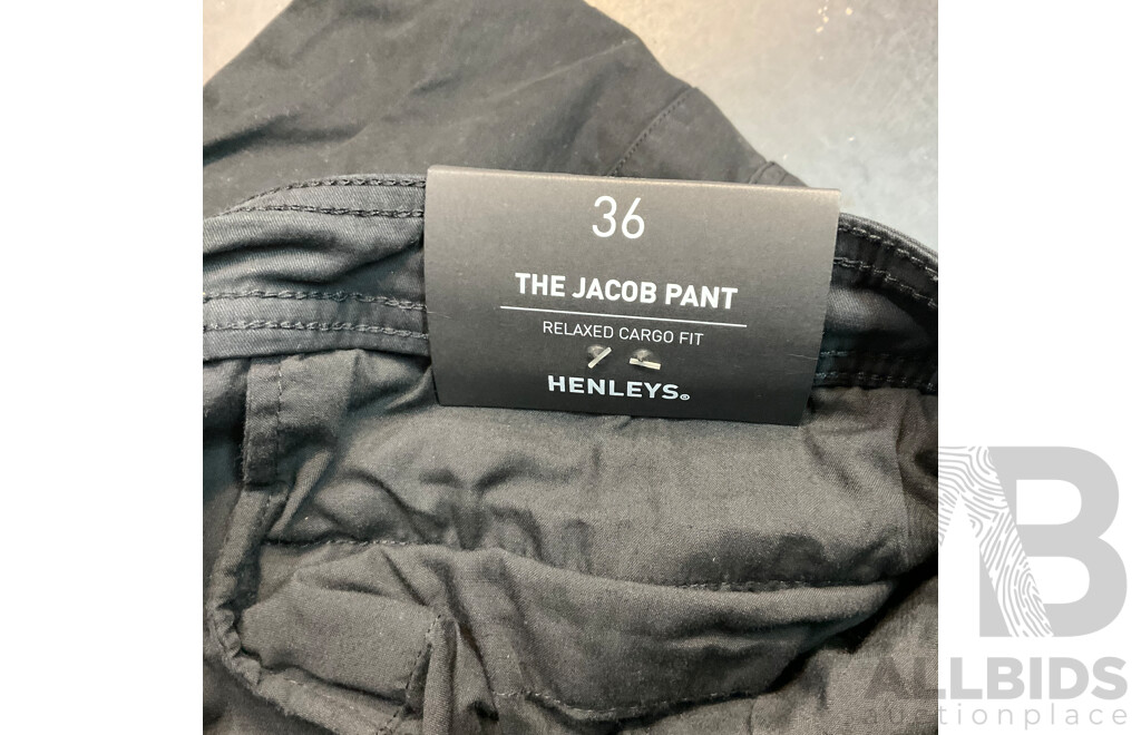 HENLEYS the Jacob & the Leon Pants - Size 36 - Lot of 2