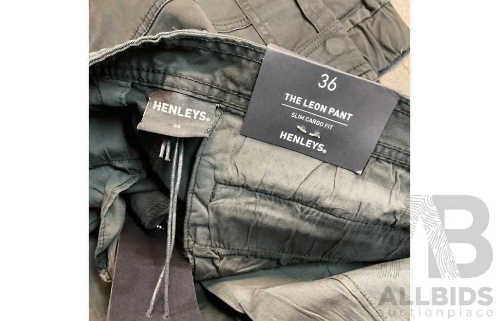 HENLEYS the Jacob & the Leon Pants - Size 36 - Lot of 2
