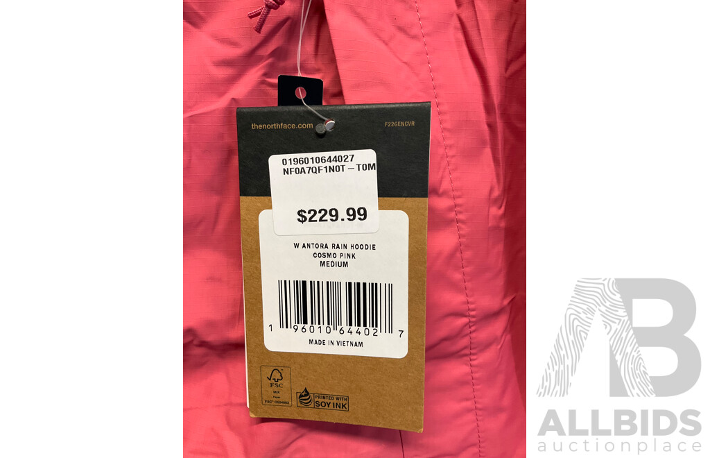 the NORTH FACE Women's Antora Rain Hoodie Size Medium - ORP $229.99