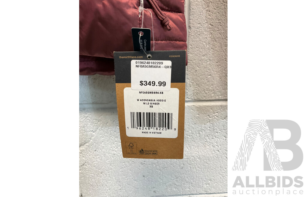 the NORTH FACE Women's Aconcaqua Hoodie Size XS - ORP $349.99