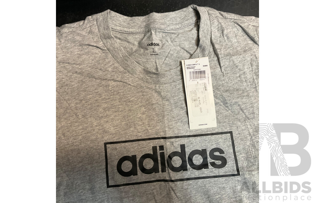 Adidas Hoodie, Tee, Polo Shirt - Size L, XL - Lot of 3