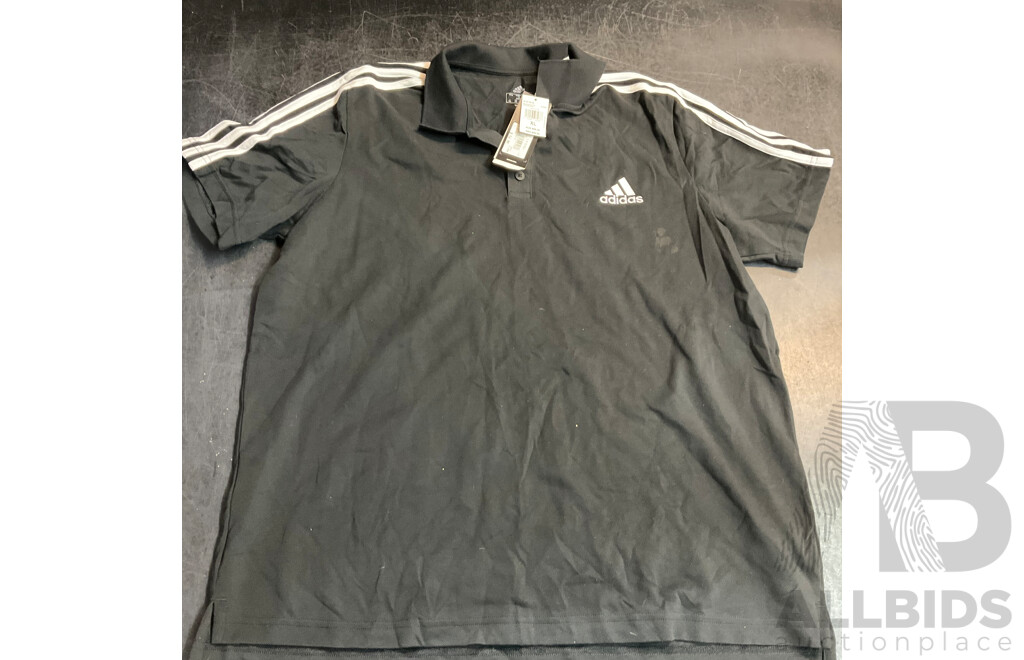 Adidas Hoodie, Tee, Polo Shirt - Size L, XL - Lot of 3