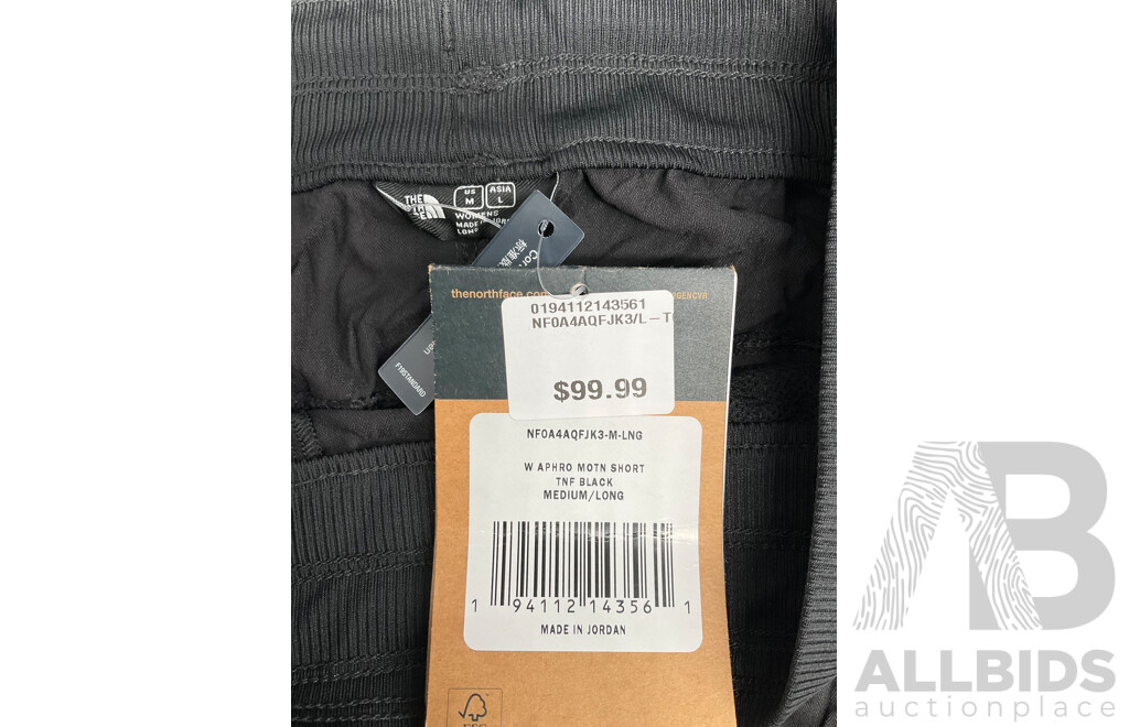 the NORTH FACE Glacier Gardenia Fleece Pullover, Tee and Shorts, All Size Women's Medium  - ORP $259.99 - Lot of 3
