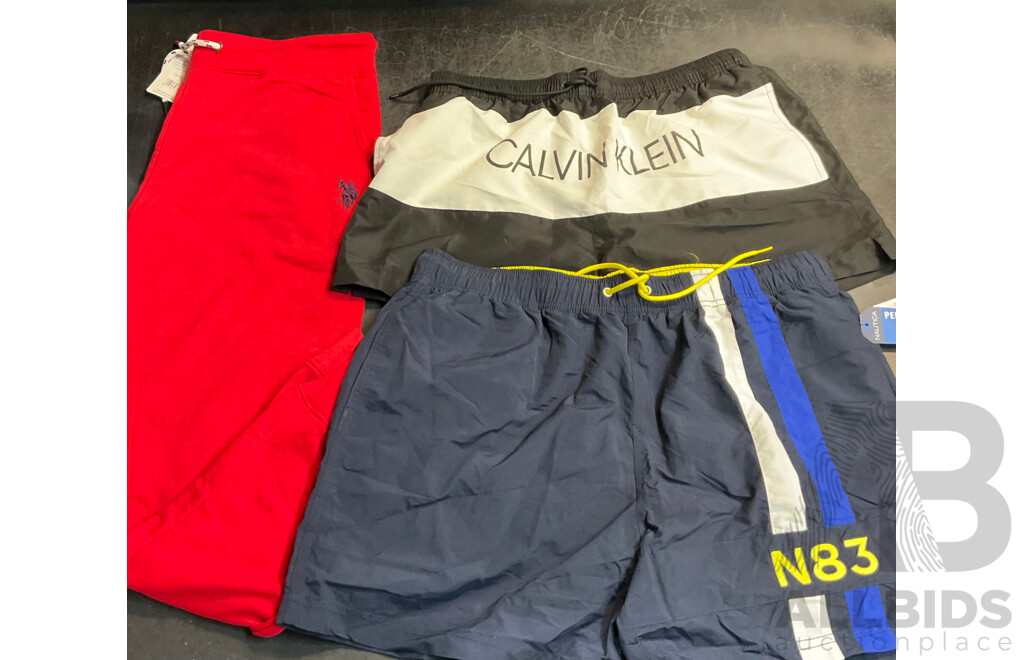 Calvin Klein, NAUTICA , U.S.POLO ASSN Shorts & Pants - Size XL - Lot of 3