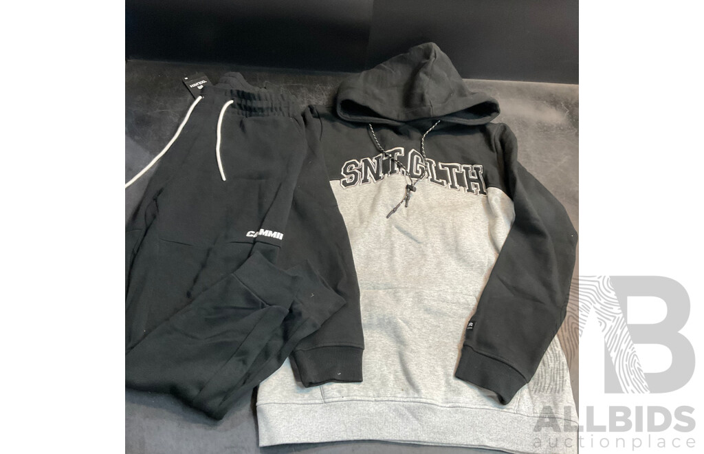 GOLIATH Hoodie & Track Pants - Size L - Lot of 2
