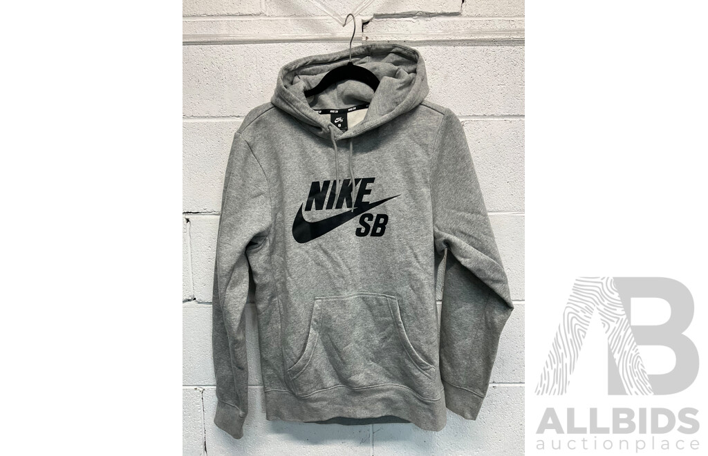 NIKE Men's Hoodie Size S, ELLESSE Black Track Pants Size XS and SUPRE Size 6 Denim - Lot of 3