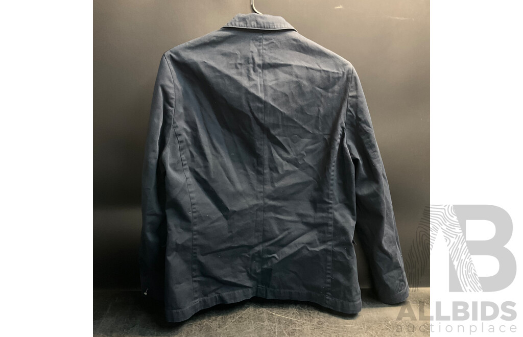 TOMMY HILFIGER Garment Dye Blazer - Sky Captain - Size 50 - RRP499.00