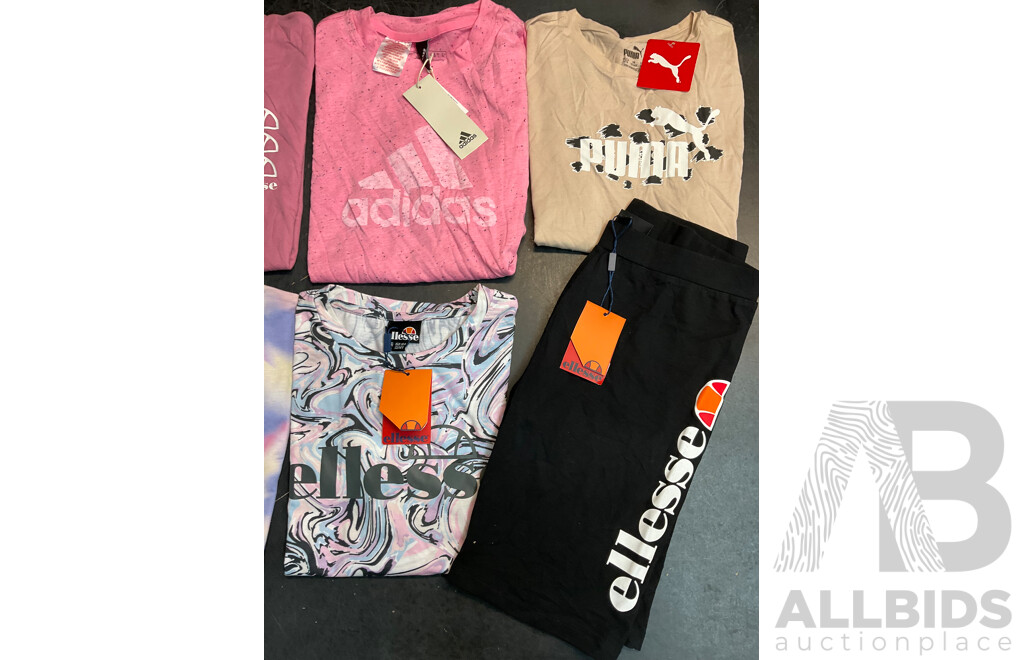 Girls Clothing, Including ELLESSE, PUMA and ADIDAS, Size 12/13Y and 13/14Y - Lot of 7