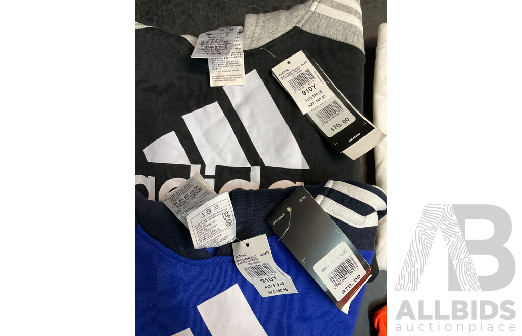 Boys Assorted Clothing, Including ADIDAS, ELLESSE and PUMA, Size 10/11Y,  9/10Y and 8/9Y - Lot of 8