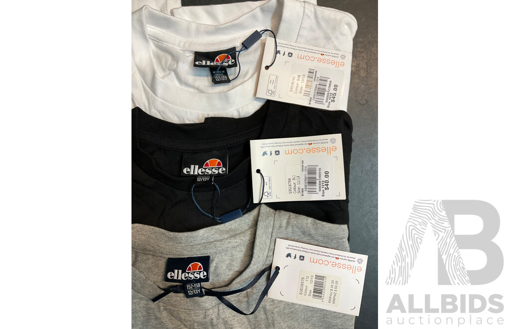 Boys ELLESSE Assorted Clothing, Size 12/13Y - Lot of 5