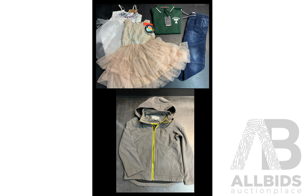 Assorted Kids Clothing, Including MICHAEL KORS, COTTON ON, TOMMY HILFIGER and TARGET - Lot of 5