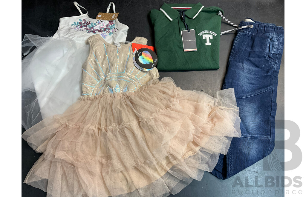 Assorted Kids Clothing, Including MICHAEL KORS, COTTON ON, TOMMY HILFIGER and TARGET - Lot of 5
