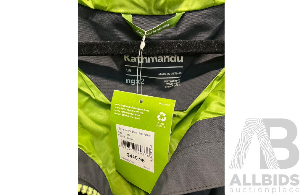 KATMANDU MGX2 Women's Snow Shell Jacket Jacket Size 16 - ORP $449.99