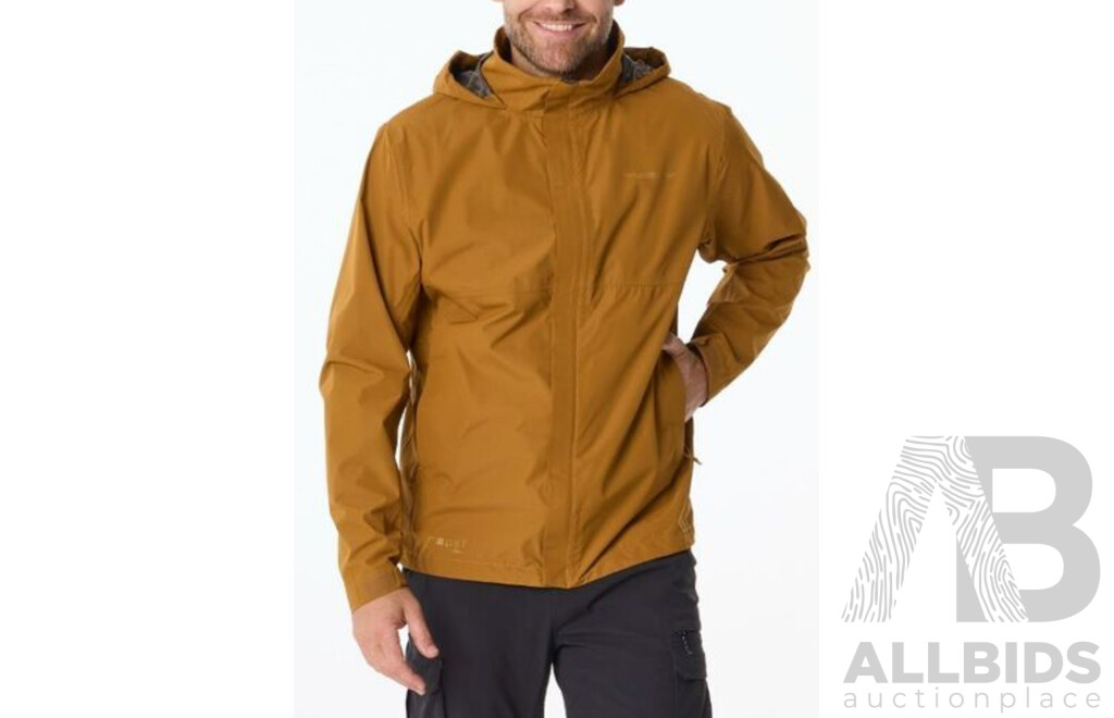 MOUNTAIN DESIGNS Men's Nelson Rain Jacket Rubber Size XL - ORP $199.99