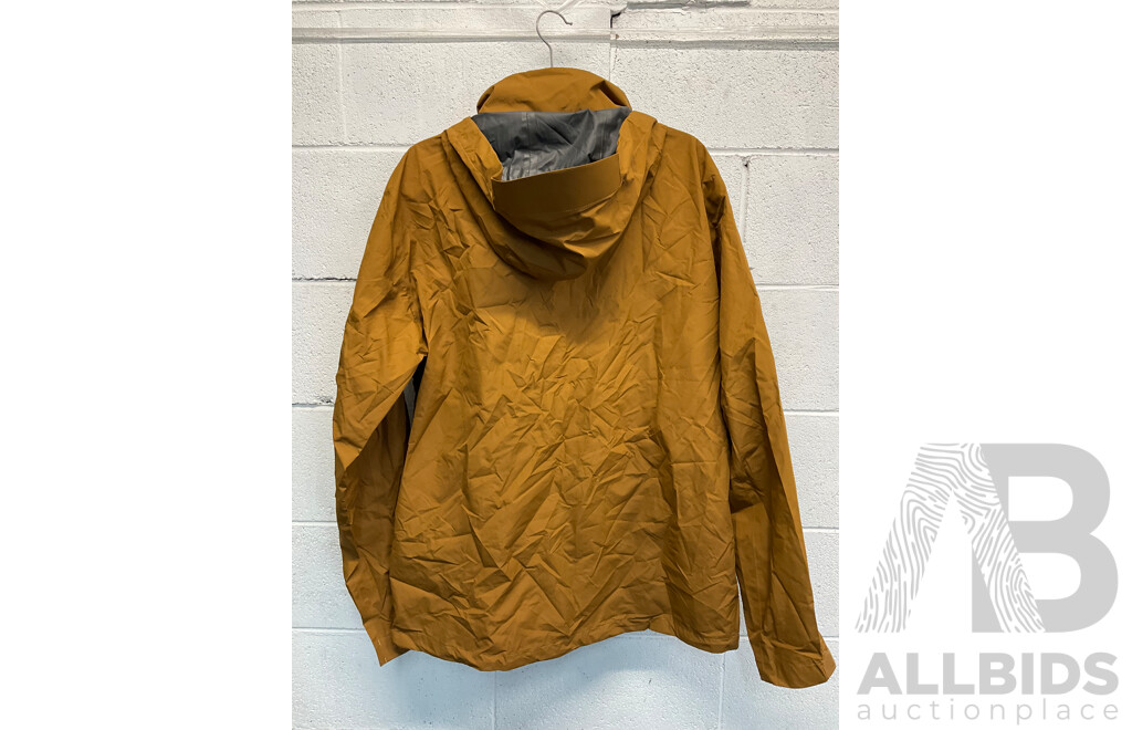 MOUNTAIN DESIGNS Men's Nelson Rain Jacket Rubber Size XL - ORP $199.99