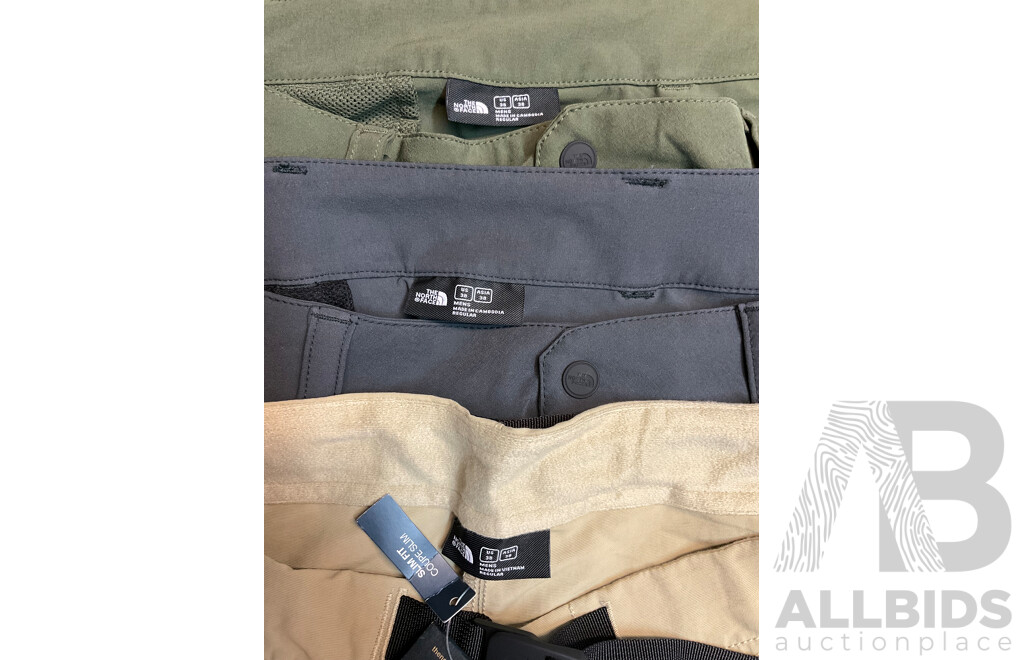 THE NORTH FACE Men's Trail Pants  Size 36 and 38 - ORP $429.99 - Lot of 3