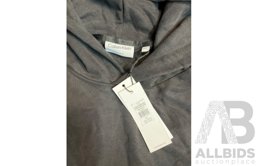CALVIN KLEIN, U.S.POLO ASSN Men's Hoodie and T-Shirts,  Size XXL and XL - ORP $319.99 - Lot of 3