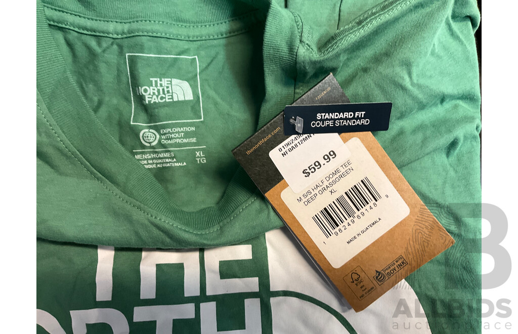 THE NORTH FACE Men's Shorts Size 40 and T-Shirts Size XL - ORP $224.99 - Lot of 3