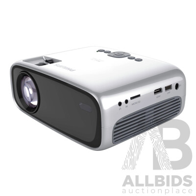 PHILIPS NeoPix Easy Play Home Projector (NPX443/AP1)