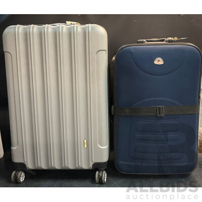 CABANI Travel Suitcase & America Travel Suitcase - Lot of 2
