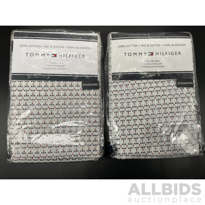 TOMMY HILFIGER 2 Pillowcases - ORP $119 - Lot of 2