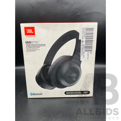 JBL (E65BTNC) Wireless Over-Ear NC Headphones