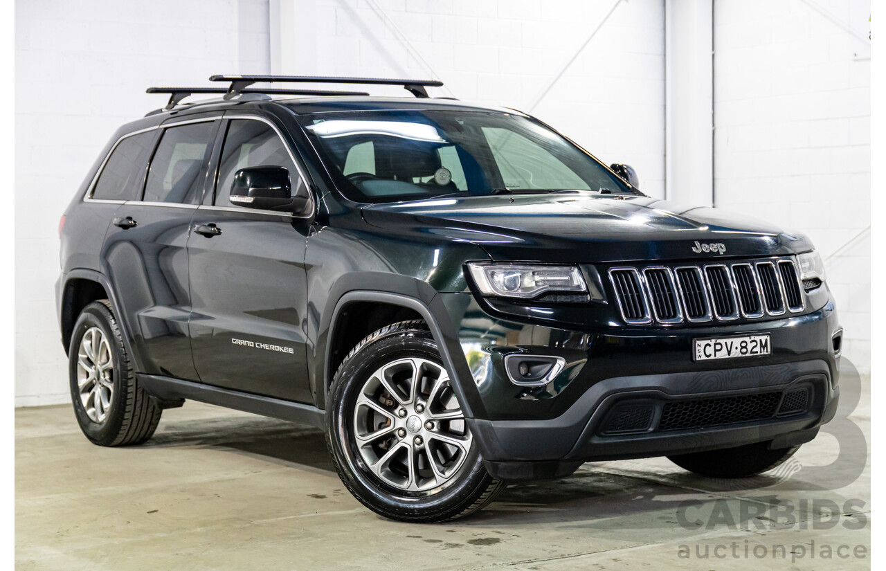 7/2013 Jeep Grand Cherokee Laredo (4x4) WK MY14 4d Wagon Black Forest Green Pearl Turbo Diesel 3.0L