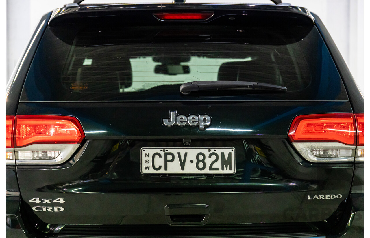 7/2013 Jeep Grand Cherokee Laredo (4x4) WK MY14 4d Wagon Black Forest Green Pearl Turbo Diesel 3.0L