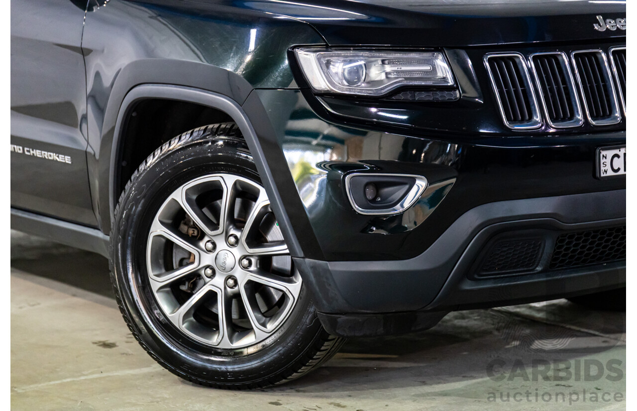 7/2013 Jeep Grand Cherokee Laredo (4x4) WK MY14 4d Wagon Black Forest Green Pearl Turbo Diesel 3.0L