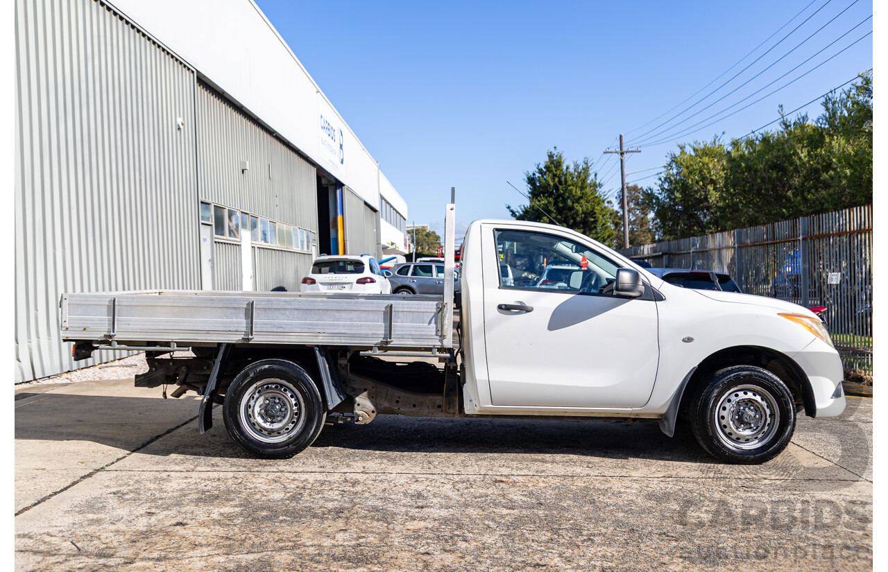 12/2012 Mazda BT-50 XT (4x2) C/Chas Cool White Turbo Diesel 2.2L