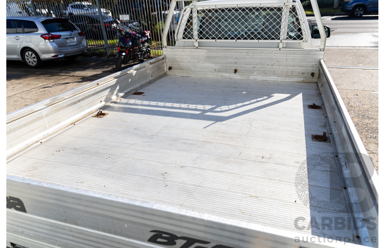 12/2012 Mazda BT-50 XT (4x2) C/Chas Cool White Turbo Diesel 2.2L